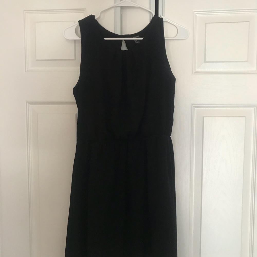 Black mini dress